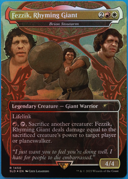 Fezzik, Rhyming Giant | Brion Stoutarm (Secret Lair Promo) FOIL MINT (503295) - Image 1
