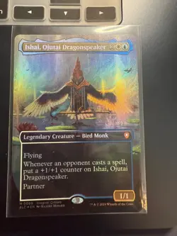 Ishai, Ojutai Dragonspeaker (Borderless) Commander: Bloomburrow Foil - Image 1