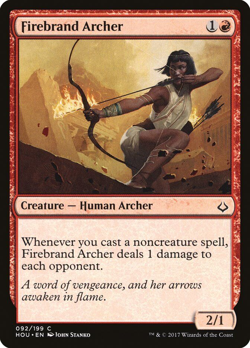 Firebrand Archer Hour of Devastation Light Play MTG Magic DNA GAMES - Image 1
