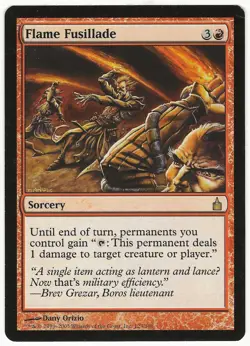 MTG Flame Fusillade Ravnica: City of Guilds Rare MP - Image 1
