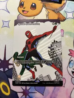 Heroic Intervention (Borderless) 0034 - Marvel's Spider-Man MTG NM/M - Image 1