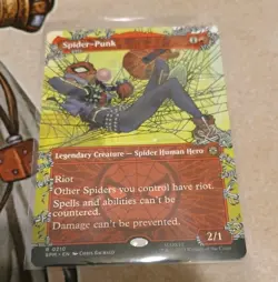 Spider-Punk (0210) (Borderless) Marvel's Spider-Man Pack Fresh MTG MINT 🔥 - Image 1