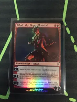 MTG Magic The Gathering Tibalt, The Fiend-Blooded Foil Mythic Planeswalker Red - Image 1