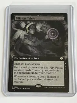 Lilianas Talent 84 MTG March of Machine Commander 2023 Mint 9.0 + Non Foil Rare - Image 1
