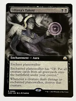 Lilianas Talent 84 MTG March of Machine Commander 2023 Mint 9.0 + Non Foil Rare - Image 4