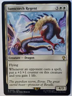 1x Sunscorch Regent Commander: Final Fantasy Non-Foil - NM Condition - Image 1