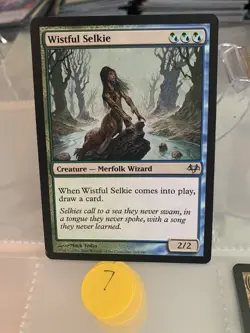 Magic the Gathering MTG Wistful Selkie (165) Eventide LP - Image 1