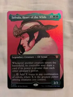 Selvala, Heart Of The Wilds (Borderless) Commander Masters Foil - Image 1