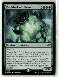 Famished Worldsire M Edge of Eternities 182 NM - Image 1