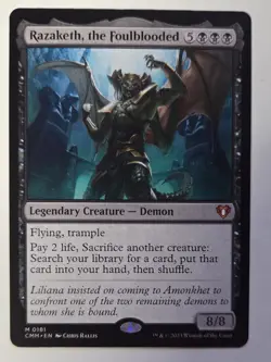 Razaketh, the Foulblooded Commander Masters Regular - Image 1