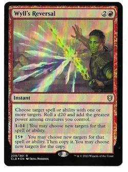 MTG Wyll's Reversal FOIL Battle for Baldur's Gate (CLB) Rare Magic #209 Unplayed - Image 1