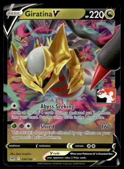 Pokemon TCG Prize Pack Series Cards #130/196 Giratina V NM - Image 1