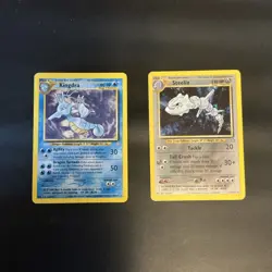 Pokemon Neo Genesis Holo Lot - Kingdra & Steelix - Vintage WOTC (1999/2000) - Image 1