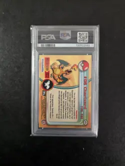 1999 Topps Pokemon TV Charizard psa 9 - Image 2