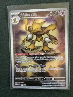 Alakazam MEP 009 Promo Mega Evolutions NM-MT In Hand Pokemon TCG - Image 1