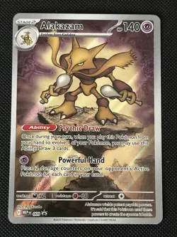 Alakazam 009 Black Star Promo 2025 Pokemon Mega Evolutions ETB Promo - Image 1