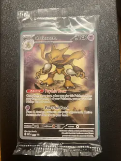Pokemon TCG: Mega Evolution - Alakazam (MEP-009) ETB Black Star Promo *REGULAR* - Image 1