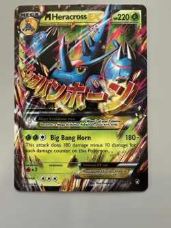 Pokemon TCG Mega M Heracross EX 5/111 XY Furious Fists (LP) - Image 1