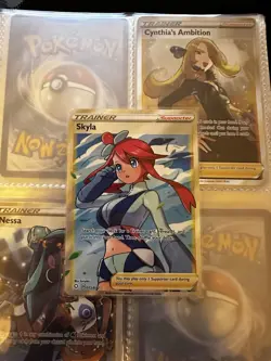 Pokemon TCG Skyla Full Art Trainer #72/72 Shining Fates Ultra Rare Holo 2021 - Image 1