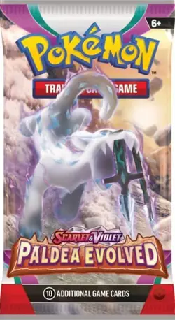 Pokemon TCG Scarlet & Violet Paldea Evolved Triple Pack-Varoom Promo +3 Boosters - Image 3
