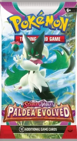 Pokemon TCG Scarlet & Violet Paldea Evolved Triple Pack-Varoom Promo +3 Boosters - Image 4