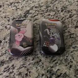 [LOT OF 2] Pokemon TCG Scarlet and Violet Black Bolt White Flare Sealed Mini Tin - Image 2