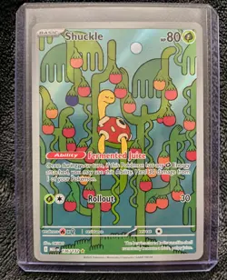 Shuckle 136/132 - ME01: Mega Evolution Pokemon Illustration Rare Holo NM - Image 1