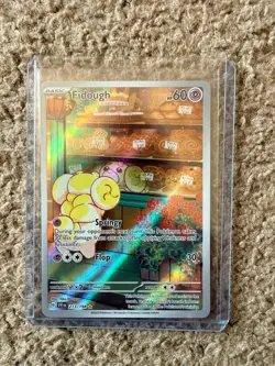 Pokemon TCG Fidough 213/198 Scarlet & Violet Base Illustration Rare Full Art NM - Image 1