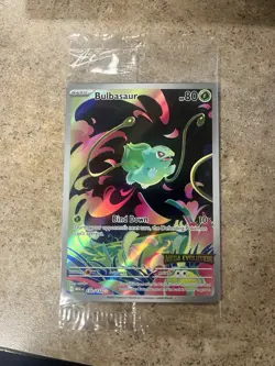Pokemon Bulbasaur IR Mega Evolution 133/132 English - NM- BOX TOPPER SEALED - Image 1