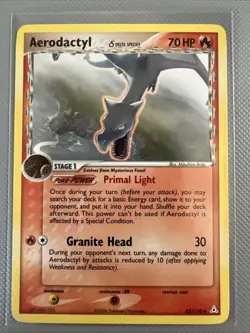 Pokemon TCG | Aerodactyl 35/110 | EX Holon Phantoms Never Played - Image 1
