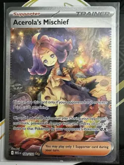 Pokemon TCG Acerola’s Mischief SIR 183/132 VLP Mega Evolution - Image 1