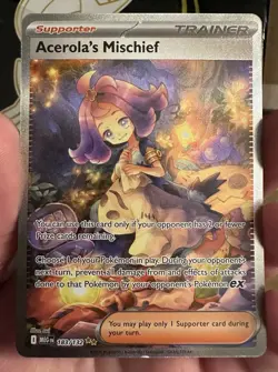 Pokemon TCG Acerola’s Mischief SIR 183/132 VLP Mega Evolution - Image 2