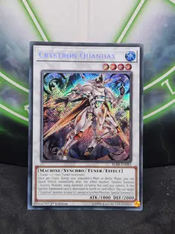 Yugioh Crystron Quandax BLRR-EN083 Secret Rare 1st Edition NM - Image 1