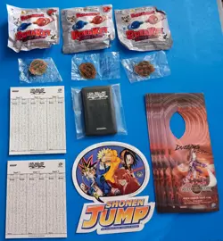 VINTAGE 1996 YUGIOH KONAMI 96KT DUELIST CALCULATOR, PADS, PINS, +++ LOT NEW !! - Image 2