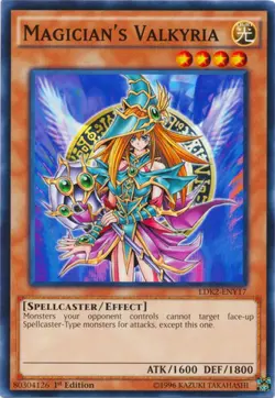 1x (EX) Magician's Valkyria - LDK2-ENY17 - Common - 1st Edition YuGiOh - Image 1