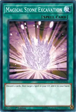1x (EX) Magical Stone Excavation - LEHD-ENA24 - Common - 1st Edition YuGiOh - Image 1
