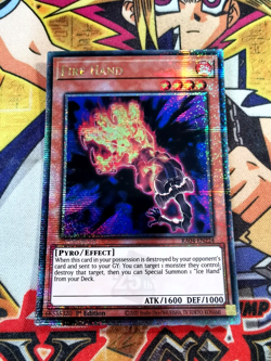 Fire Hand ra04-en224 (NEW) Quarter Century Rare Yu-Gi-Oh - Image 1