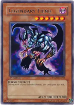 1x (LP) Legendary Fiend - PTDN-EN093 - Rare - 1st Edition YuGiOh - Image 1