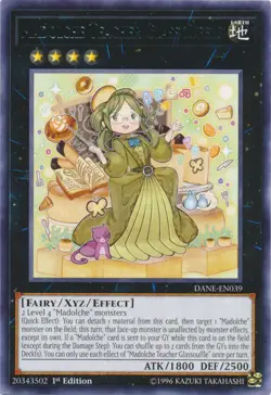 1x (NM) Madolche Teacher Glassouffle - DANE-EN039 - Rare - 1st Edition YuGiOh - Image 1
