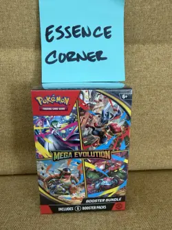 Pokemon TCG Mega Evolution Booster Bundle Box Trading Card In Hand box Scratched - Image 1