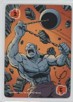 1997 Marvel Overpower Collectible Card Game Power Cards Absorbing Man READ - Image 1