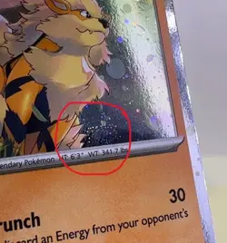 Arcanine SWIRL!! SVP 011 S&V Black Star Promo Pokemon Card Cosmos Holo Promo NM - Image 2