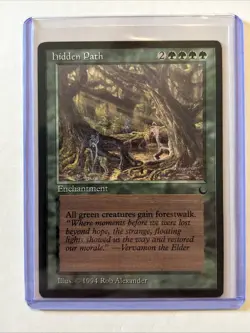 MTG Magic the Gathering Card LP - Hidden Path - Image 1