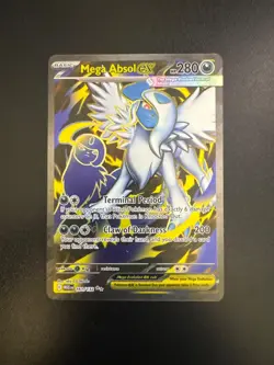 Pokemon Card Mega Absol ex 161/132 - Ultra Rare Full Art - Mega Evolution - Image 1
