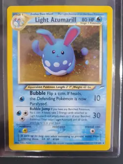 Light Azumarill 13/105 Holo - Neo Destiny Set - Pokemon Card - Near Mint - Image 1