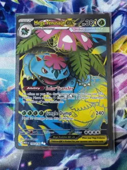 🔥Mega Evolution 🔥Mega Venusaur Ex 155/132 POKEMON Trading Card NM - Image 1