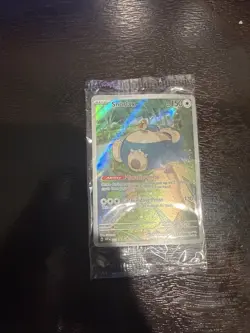 Pokemon TCG Snorlax SVP051 Promo Card Sealed, Near Mint Condition - Image 1