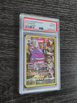 Pokemon TCG Gengar TG06/TG30 Lost Origin Trainer Gallery Card PSA 8 NM-MT - Image 2