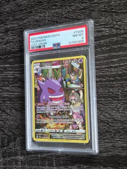 Pokemon TCG Gengar TG06/TG30 Lost Origin Trainer Gallery Card PSA 8 NM-MT - Image 3
