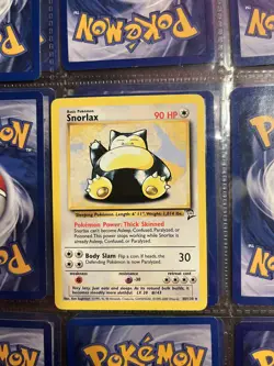 Pokemon Card Snorlax 30/130 Base Set 2 Non-Holo Rare NM - Image 1